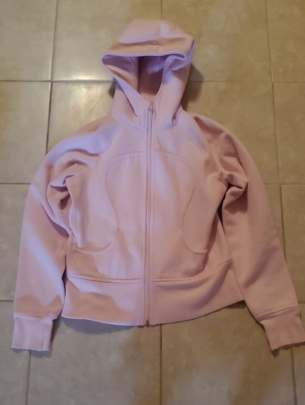 lululemon athletica Pale Pink Full-Zip Hoodie Jacket